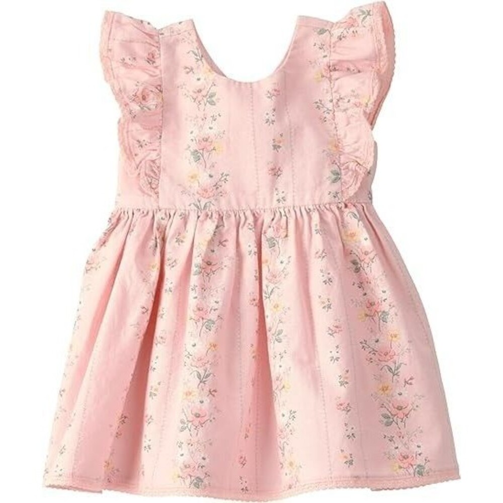 Little Planet by Carter's Baby Girls Dress Size 3-Months Pink Cotton Cap Sleeve